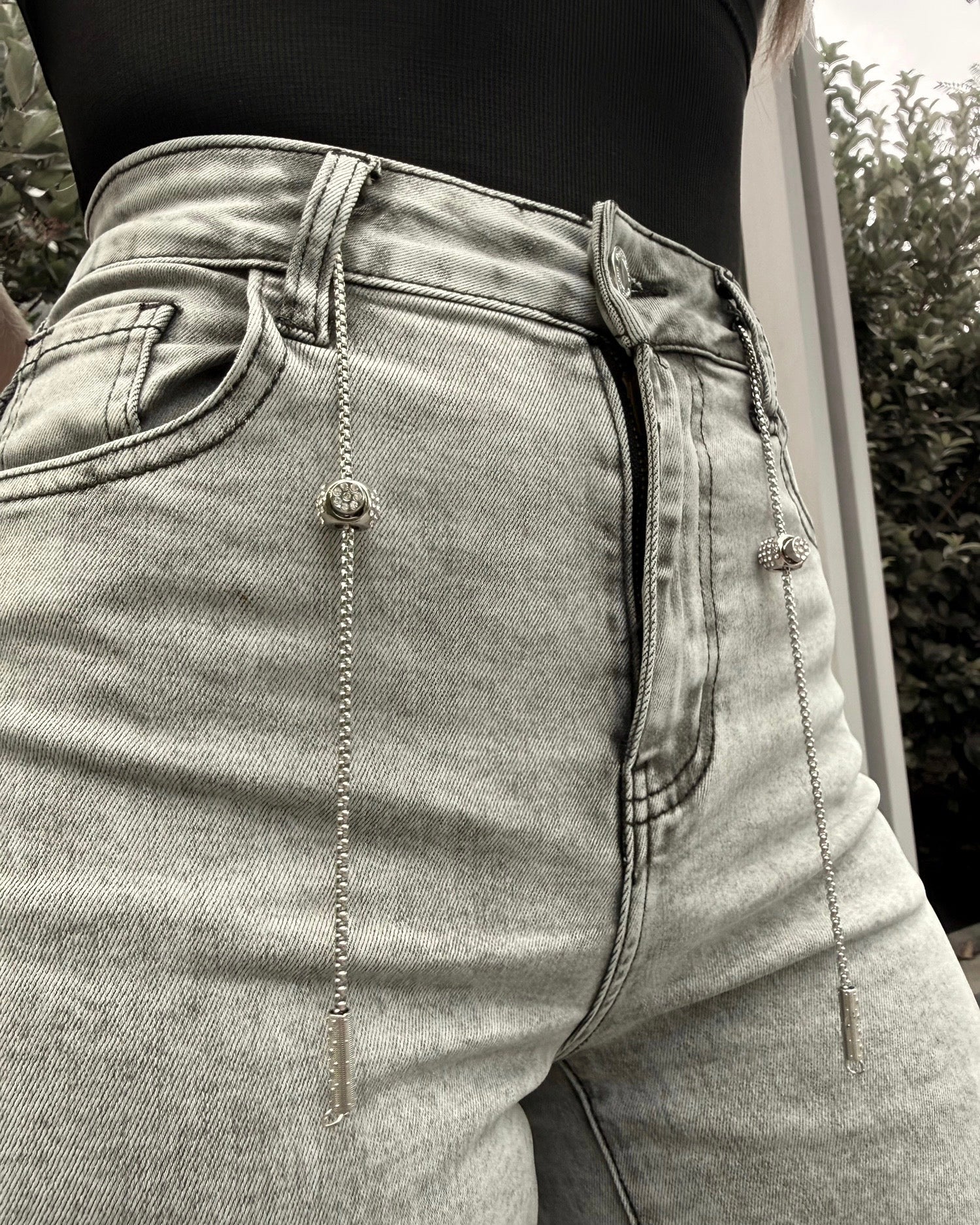 Jeans Modelo 153: Wide Leg de Tiro Alto Elasticado